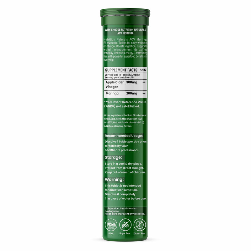 ACV Moringa - Apple Cider Vinegar with Moringa - 500 mg
