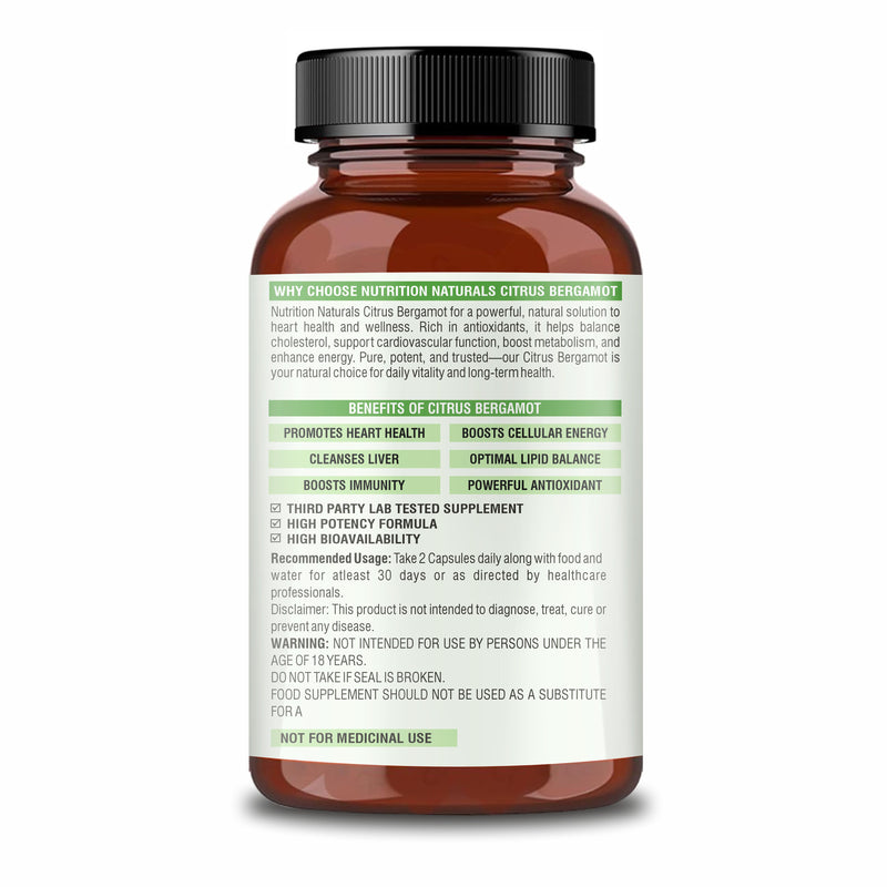 Citrus Bergamot 1200 mg - Immunity & Energy (60 capsules)
