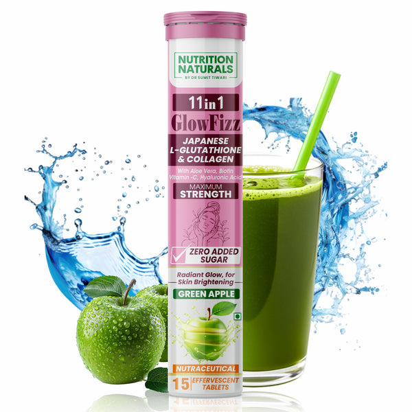 GlowFizz - 600mg Japanese Glutathione and Collagen Effervescent Tablets