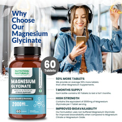 Magnesium Glycinate 2000mg (60 capsules)