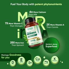 Organic Moringa Superfood 1200mg (60 capsules)
