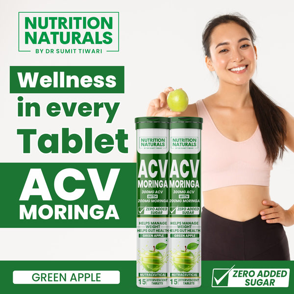 ACV Moringa - Apple Cider Vinegar with Moringa - 500 mg