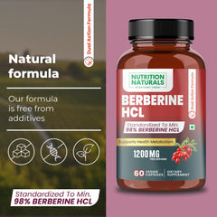 Berberine HCL 1200mg (60 capsules)