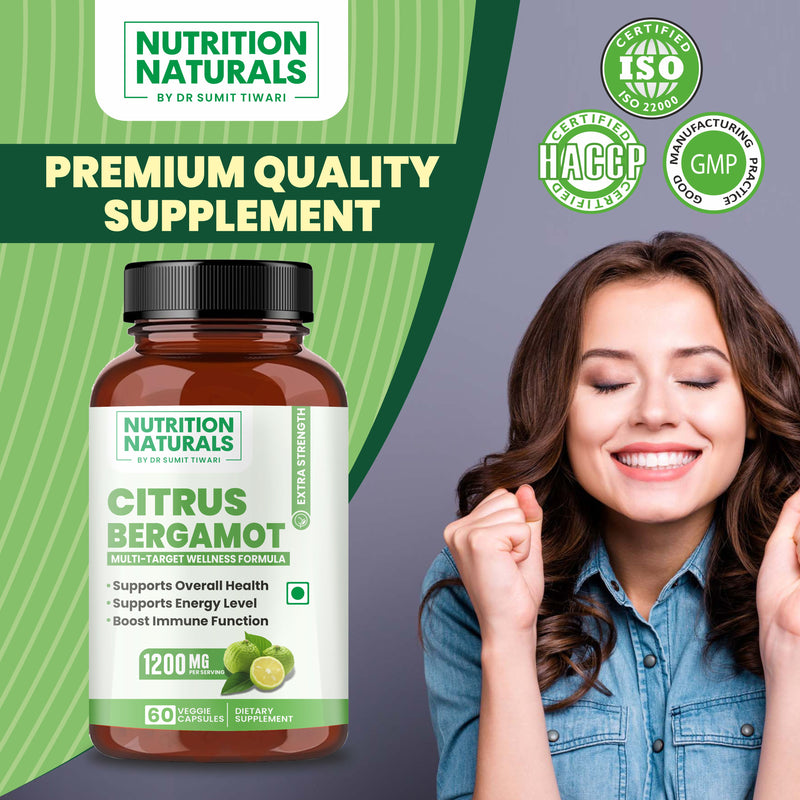 Citrus Bergamot 1200 mg - Immunity & Energy (60 capsules)