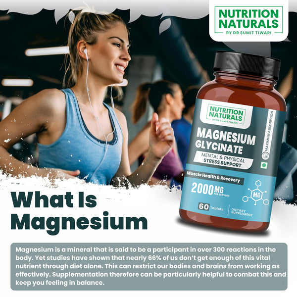 Magnesium Glycinate 2000mg (60 capsules)