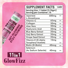 GlowFizz - 600mg Japanese Glutathione Effervescent Tablets