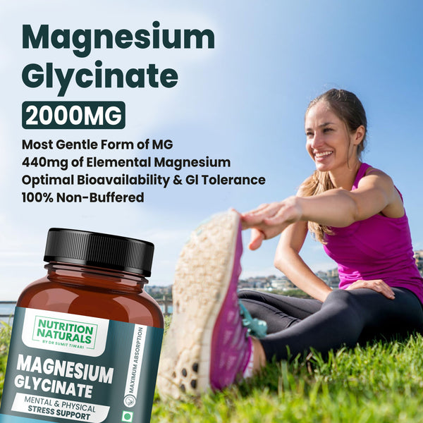 Magnesium Glycinate 2000mg (60 capsules)