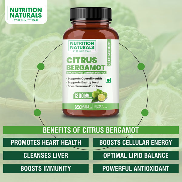 Citrus Bergamot 1200 mg - Immunity & Energy (60 capsules)