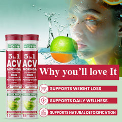 5 in 1 ACV Moringa, with L-Carnitine