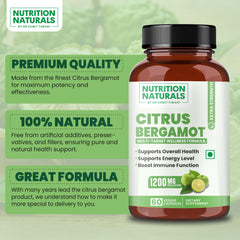 Citrus Bergamot 1200 mg - Immunity & Energy (60 capsules)