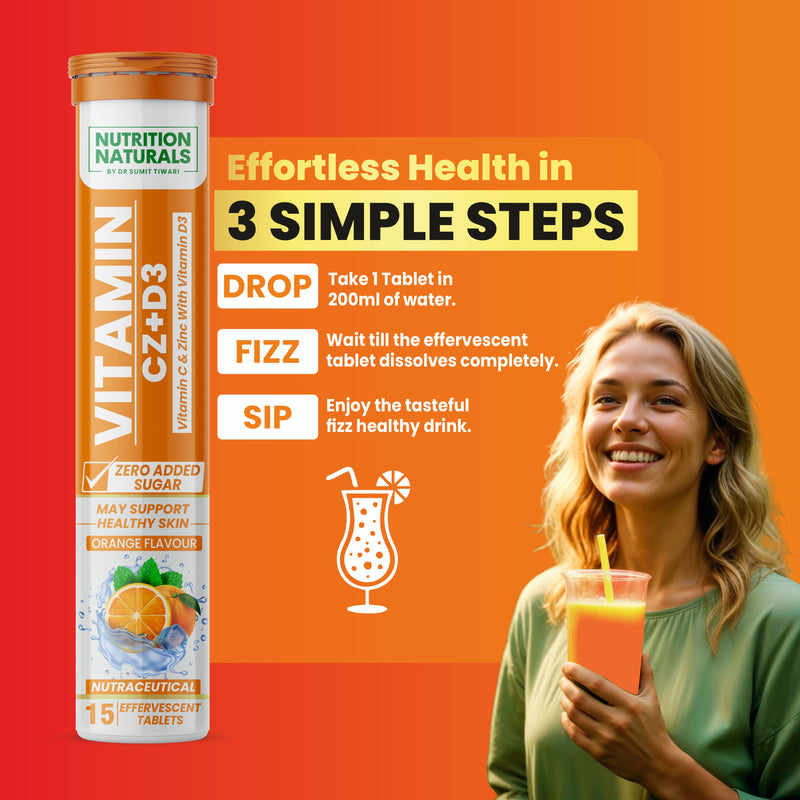 Vitamin CZ + D3 (Vitamin C, Zinc, Vitamin D3) - 1000 mg