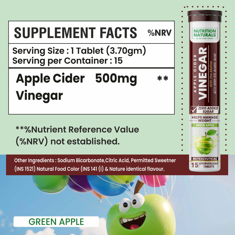 ACV Apple Cider Vinegar - with the mother - 500 mg