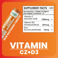 Vitamin CZ + D3 (Vitamin C, Zinc, Vitamin D3) - 1000 mg