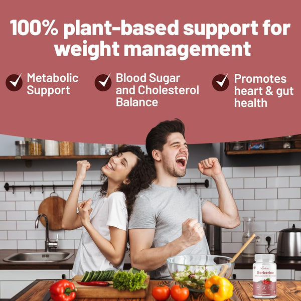 Berberine HCL 1200mg (60 capsules)