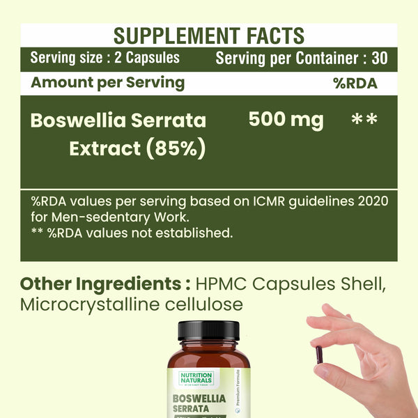 Boswellia Serrata 500 mg (60 capsules)