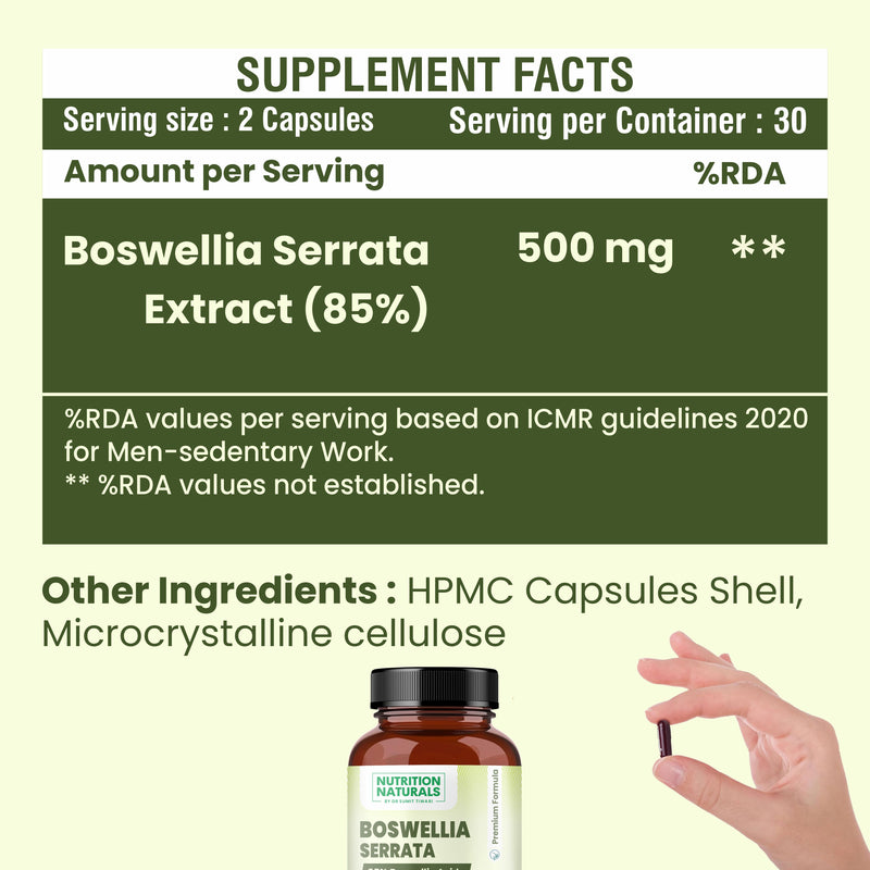 Boswellia Serrata 500 mg (60 capsules)