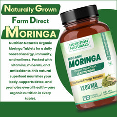Organic Moringa Superfood 1200mg (60 capsules)