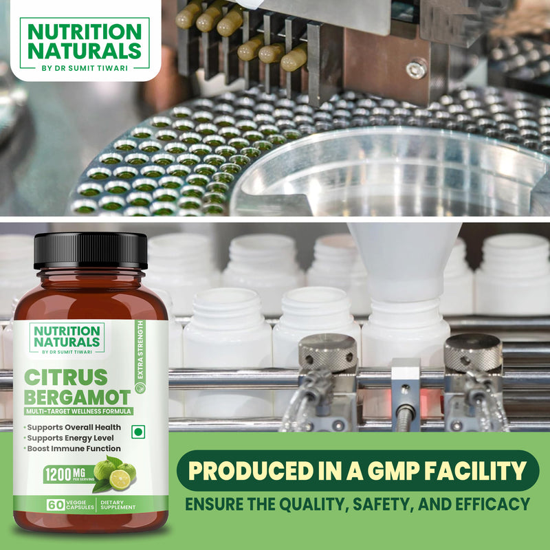 Citrus Bergamot 1200 mg - Immunity & Energy (60 capsules)