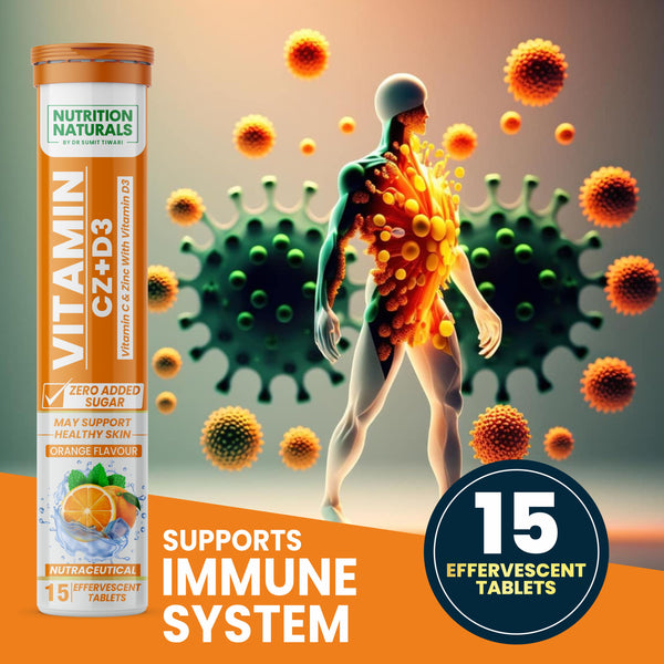 Vitamin CZ + D3 (Vitamin C, Zinc, Vitamin D3) - 1000 mg
