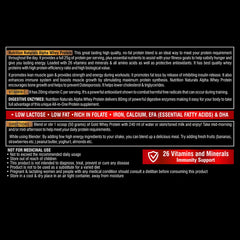 ALPHA WHEY PROTEIN - Whey Protein blend with Digestive Enzymes for Faster Absorption | Improved Strength, Faster Recovery & Muscle Building