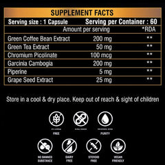 KETO BURN Fat Burner - Weight Loss with Green tea extract, Garcinia Cambogia & Green Coffee Extract | Weight Management Supplement for Men & Women