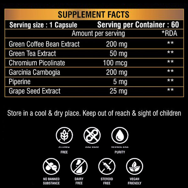 KETO BURN Fat Burner - Weight Loss with Green tea extract, Garcinia Cambogia & Green Coffee Extract | Weight Management Supplement for Men & Women