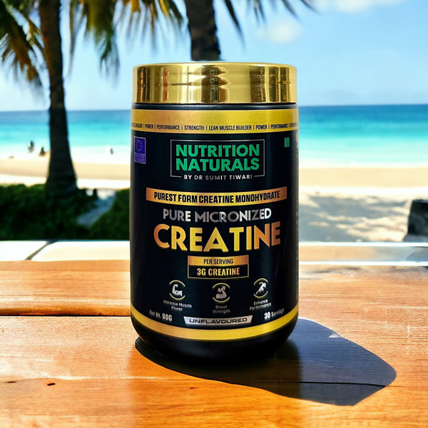 Micronised Creatine Powder - For Enhanced Muscle Strength With Rapid Absorption | Supports Athletic Performance & Power