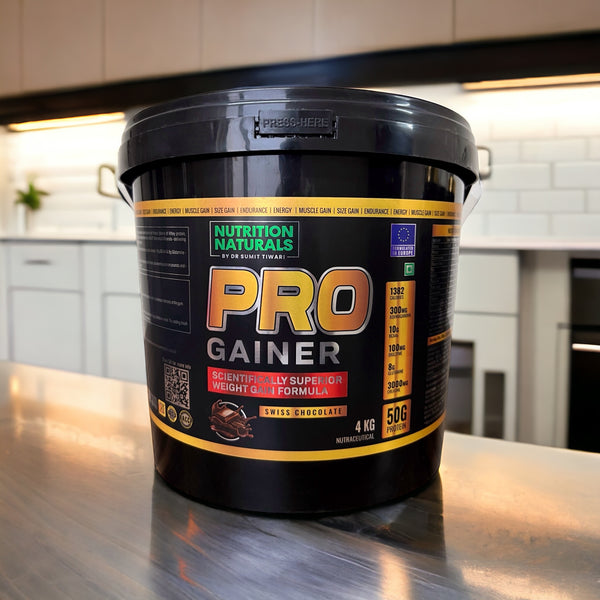 Pro Mass Gainer 4 kg - Nutritious Way to Gain Weight | Post-Workout Recovery | Reduces Muscle Breakdown & Boosts Metabolism