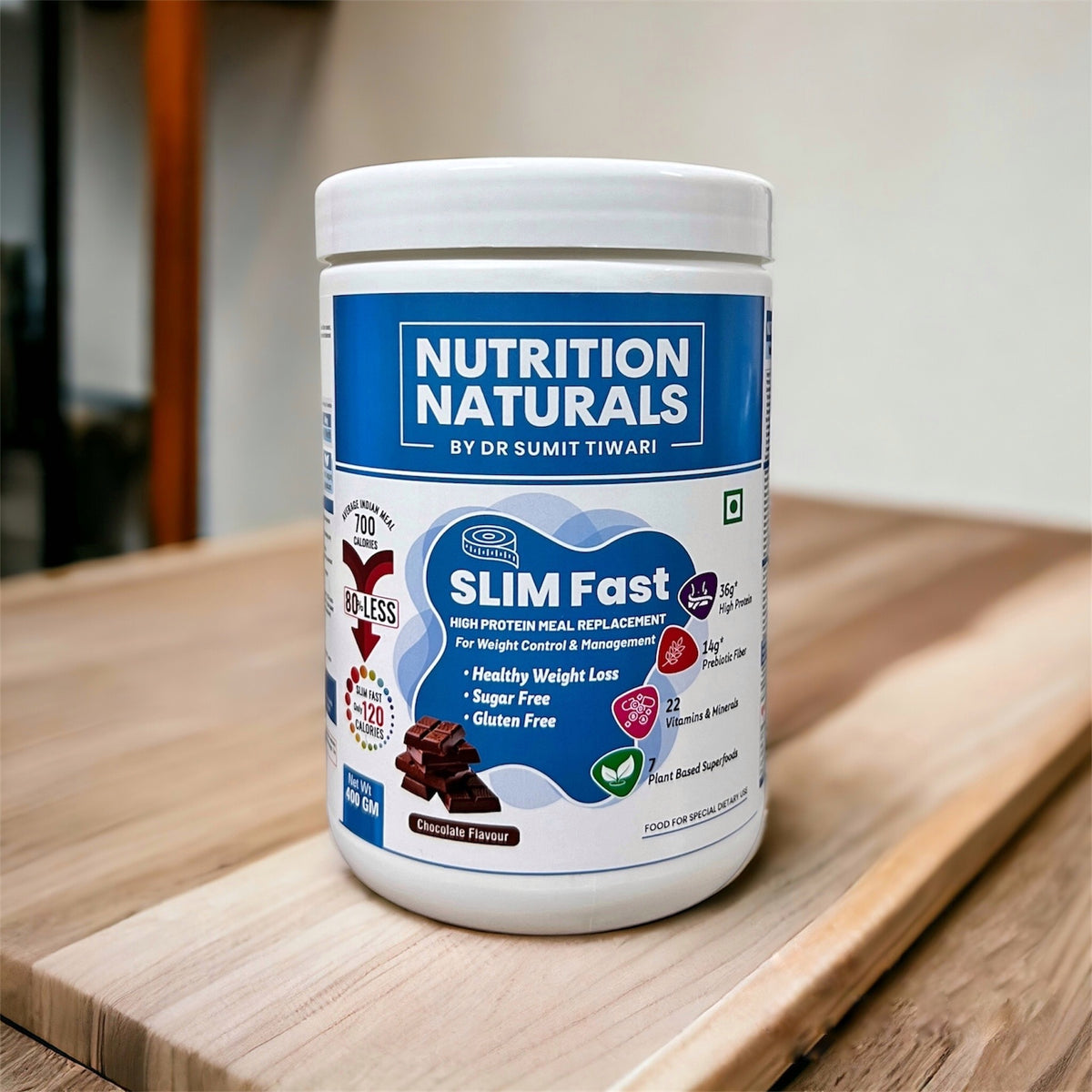 Nutrition Naturals SLIM FAST 400 gm - High Protein Meal Replacement