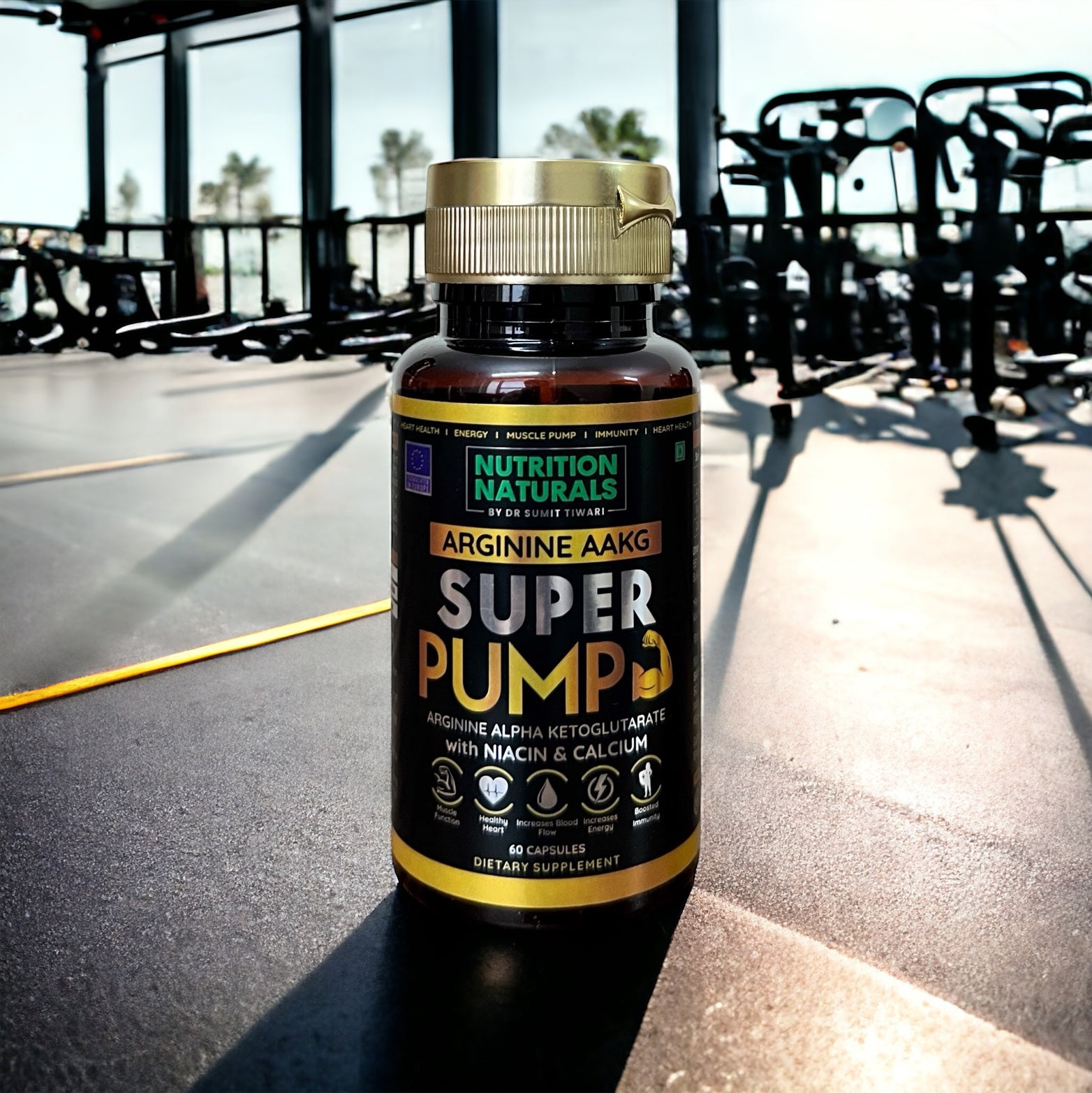 SUPER PUMP Arginine AAKG - 60 capsules